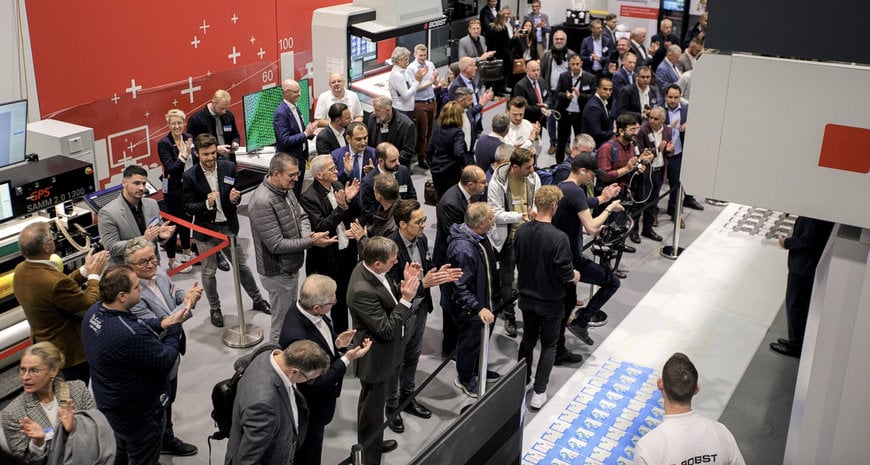 BOBST espone passato, presente e futuro della produzione di etichette a Labelexpo Europe 2023
